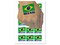 Brazil with Waving Flag Cute Temporary Tattoo Water Resistant Fake Body Art Set Collection (1 Sheet)